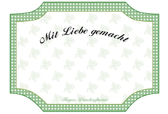 Geschenk aus der Küche Geschenkanhänger