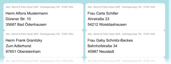 Heyer's Etiketten-Studio Pro - Seriendruck