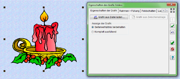 Heyer's Adventskalender - Grafikfeld