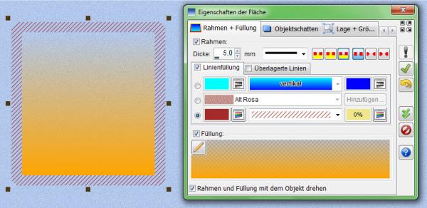 Heyer's Visitenkarten - Flächenfeld