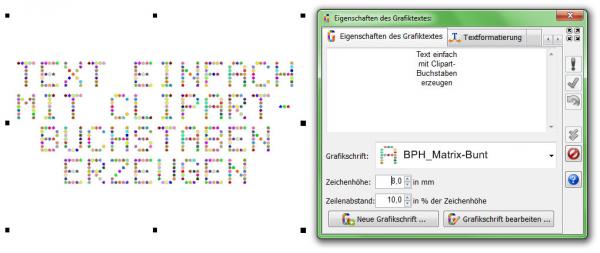 Heyer's Visitenkarten - Grafiktextfeld